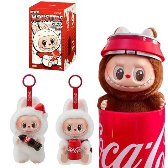 colabore croix blancとマスカラおまけ付 ЛАБУБУ іграшка-брелок Labubu x Coca-Cola у закритій коробці