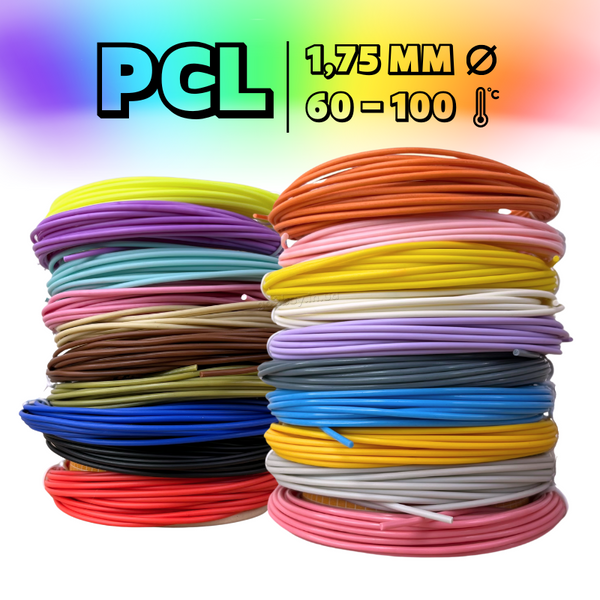 PCL Пластик 100 метров Стержни для 3D ручки
