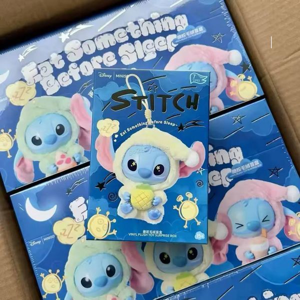 ЛАБУБУ СТІЧ іграшка-брелок Стіч у стилі Labubu Stich 15 см у сліпій коробці