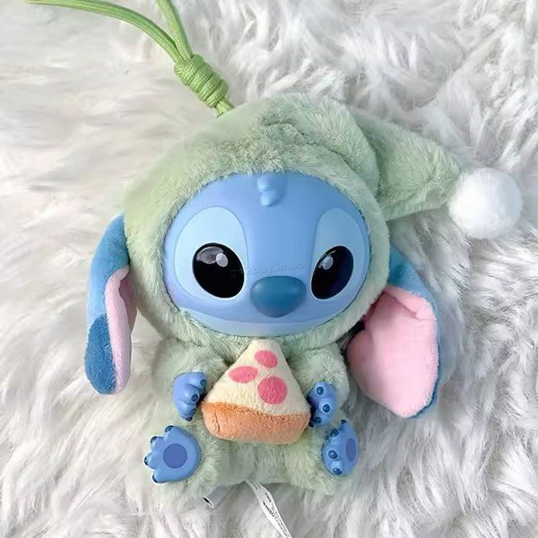 ЛАБУБУ СТІЧ іграшка-брелок Стіч у стилі Labubu Stich 15 см у сліпій коробці