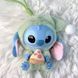 ЛАБУБУ СТІЧ іграшка-брелок Стіч у стилі Labubu Stich 15 см у сліпій коробці