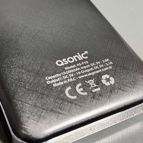 Павербанк 10000 mAh Asonic AS-P10 чёрный