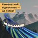 Гамак Туристичний з Планкой 40см Синьо-Зелений 120см&times;200см