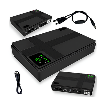 ИБП для роутера UPS 10400mAh 36W чёрный