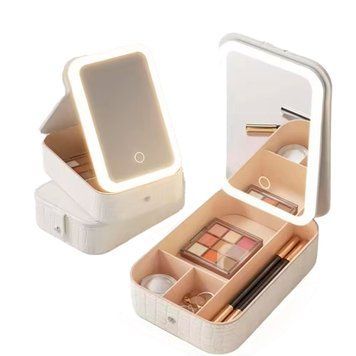 Косметичка Mirror с LED-зеркалом и подсветкой, 20.5&times;14&times;5.5 см