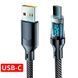 Кабель USB до Type-C 120W з дисплеєм PD, швидка зарядка