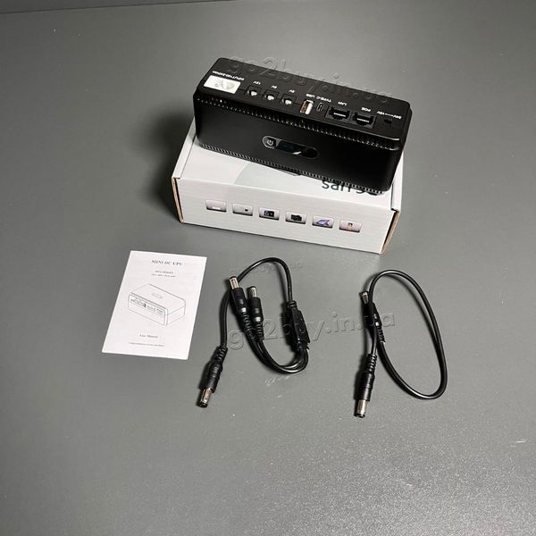 Міні UPS для роутера 10400mAh 18W, чорний