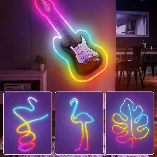 Неоновая LED лента 5м , пульт, Wi-Fi, Bluetooth
