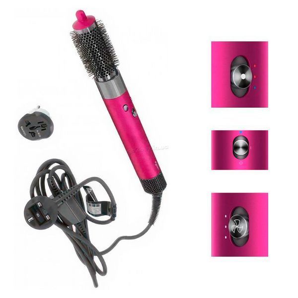 Стайлер Dyson HS05 Airwrap Complete Long Fuchsia/Nickel &ndash; 6 насадок, для довгого волосся